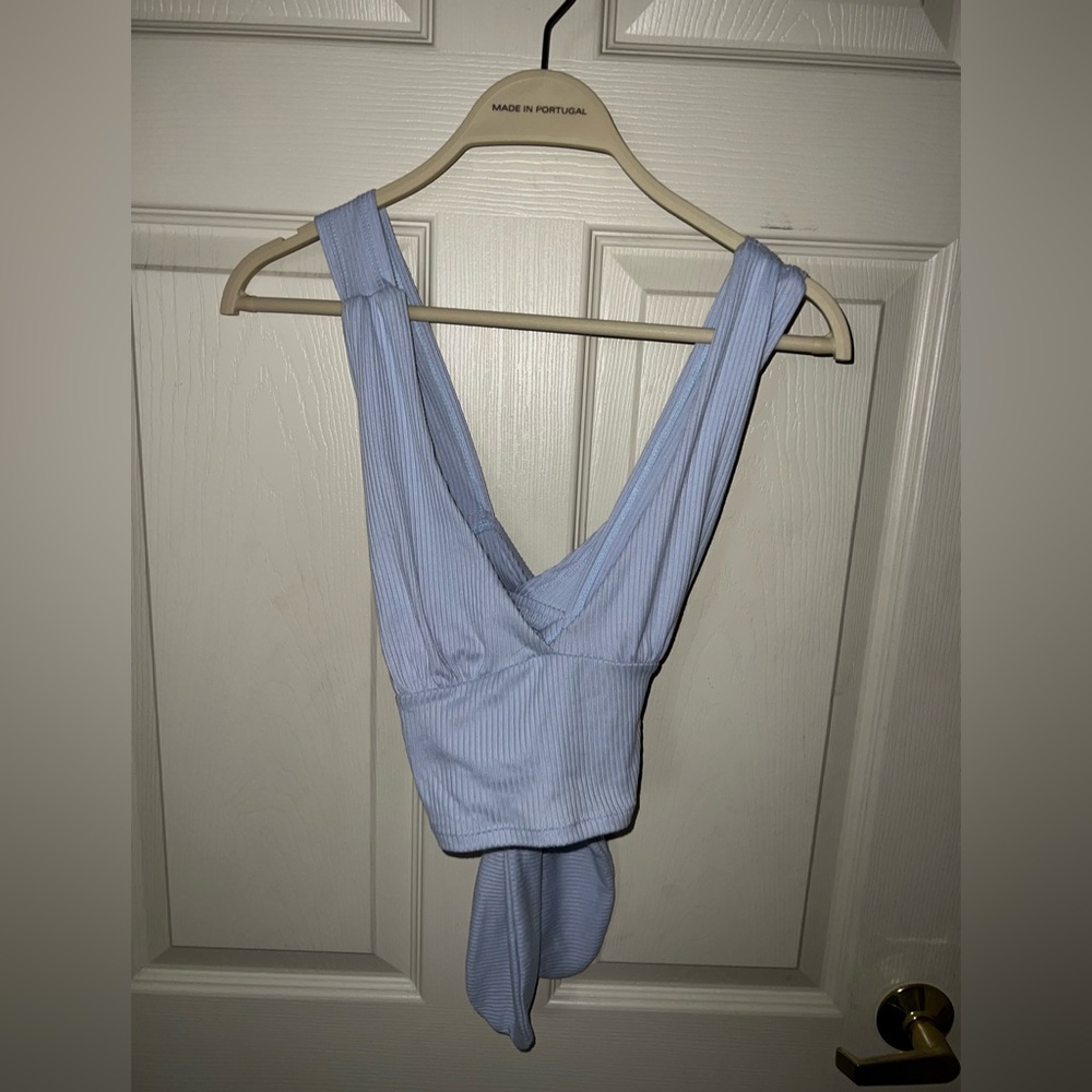 Originality crisscross crop top